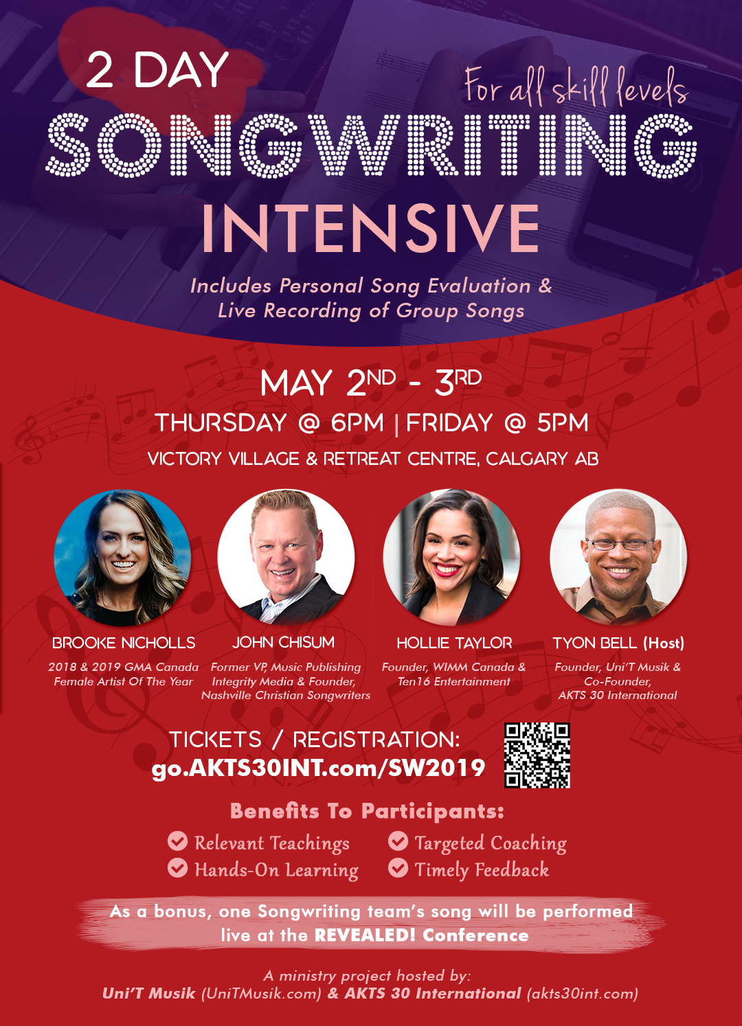 Image: Songwriting Training Event Flyer - Graphics Design Services